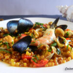 Crema di fagioli con cipolle caramellate