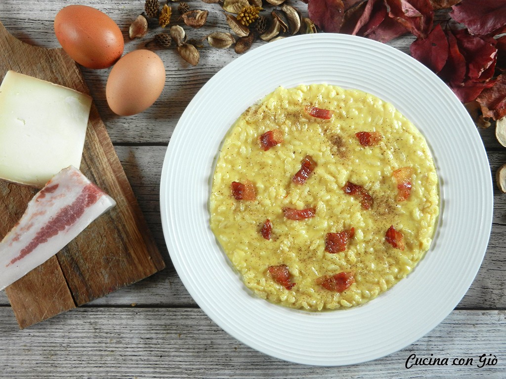 Risotto alla carbonara