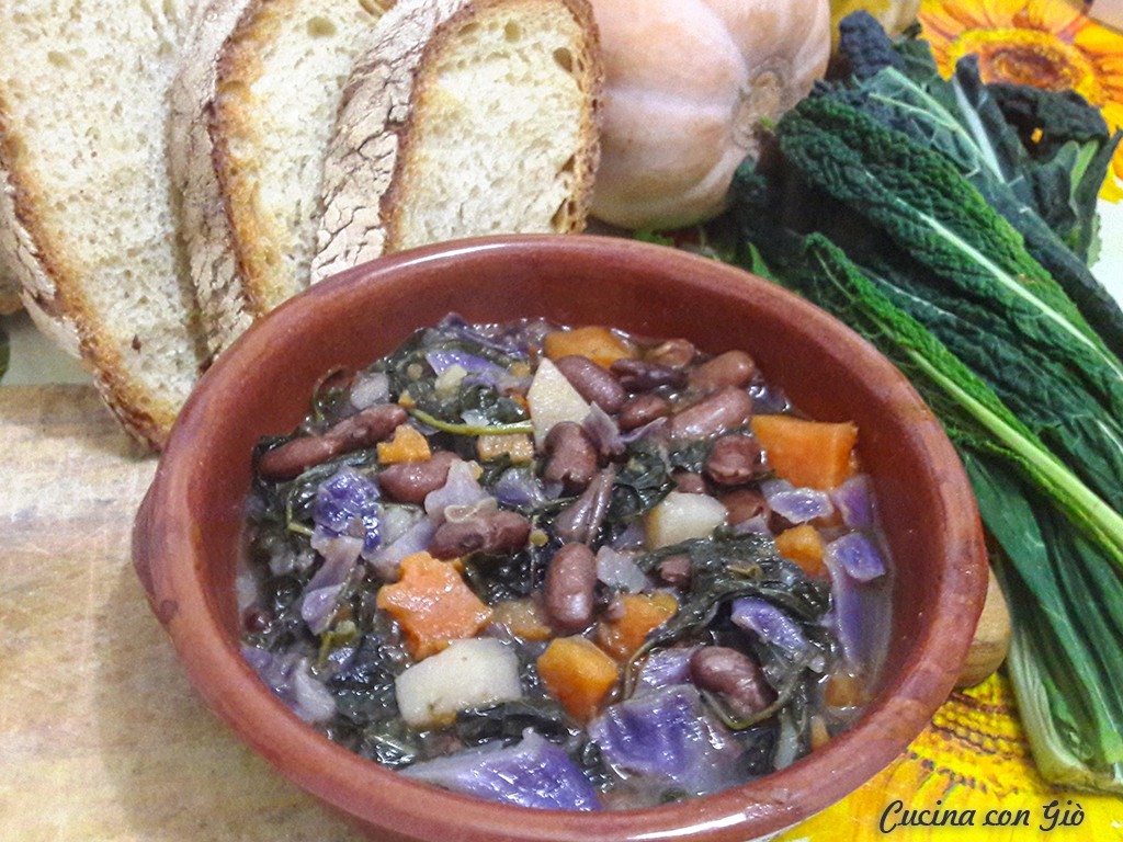 zuppa verdure e legumi