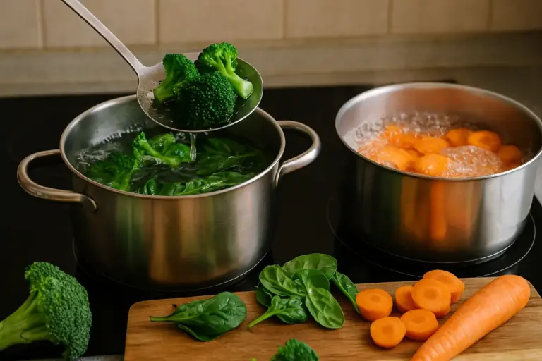Scotta o bollitura per le verdure: quando preferire l’una o l’altra per un risultato più gustoso