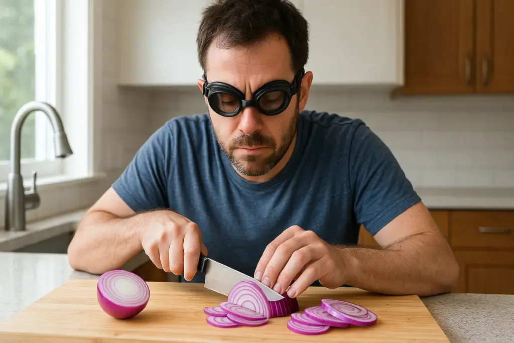 Affettare cipolle senza lacrimare: la soluzione semplice che davvero funziona in cucina