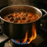 Il rischio della fiamma troppo alta per stufati e ragù: come non perdere i sapori più delicati