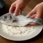 Infarinare il pesce prima di friggere: l’accorgimento che evita la panatura che si stacca