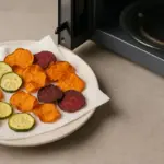 Come fare le chips di verdure al microonde: il trucco che accelera la cottura senza perdere croccantezza