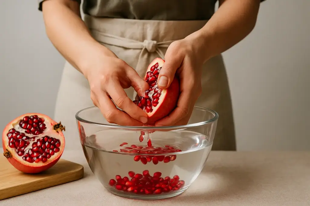 Come si sgranano facilmente i melograni per le insalate? Il gesto anti-macchia che fa risparmiare tempo