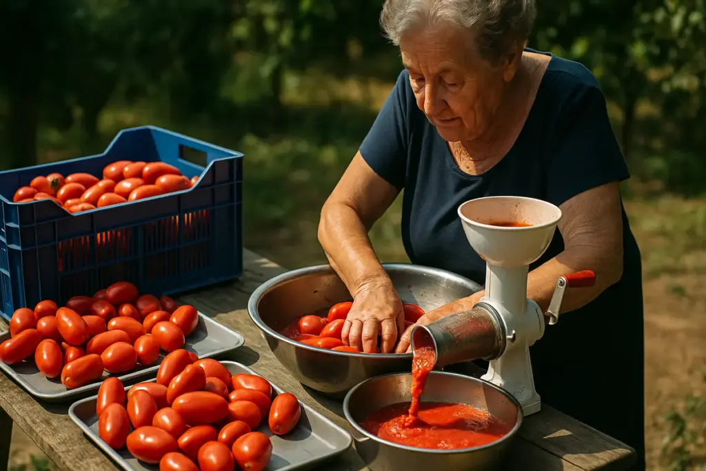 Perché le nonne aspettavano i primi di agosto per la salsa di pomodoro: la tradizione e il momento giusto