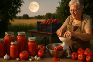 Il primo d’agosto delle conserve: perché la tradizione voleva la salsa “dopo la luna piena”