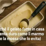 Perché il gelato fatto in casa diventa duro come il marmo (e la mossa che lo evita)