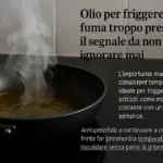 Olio per friggere che fuma troppo presto: il segnale da non ignorare mai