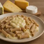 Pasta ai quattro formaggi senza panna: il formaggio che lega senza appesantire