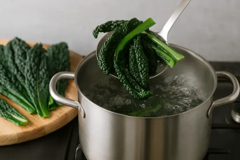 Cavolo nero amaro in cottura: il passaggio che cambia tutto prima di cucinarlo