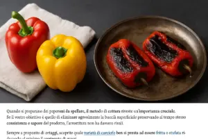 Peperoni da spellare crudi o arrostiti: il metodo che fa la differenza