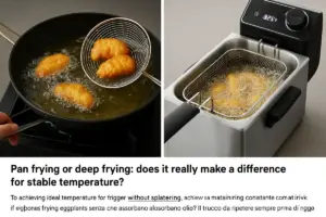 Frittura in padella o friggitrice: cosa cambia davvero per la temperatura stabile