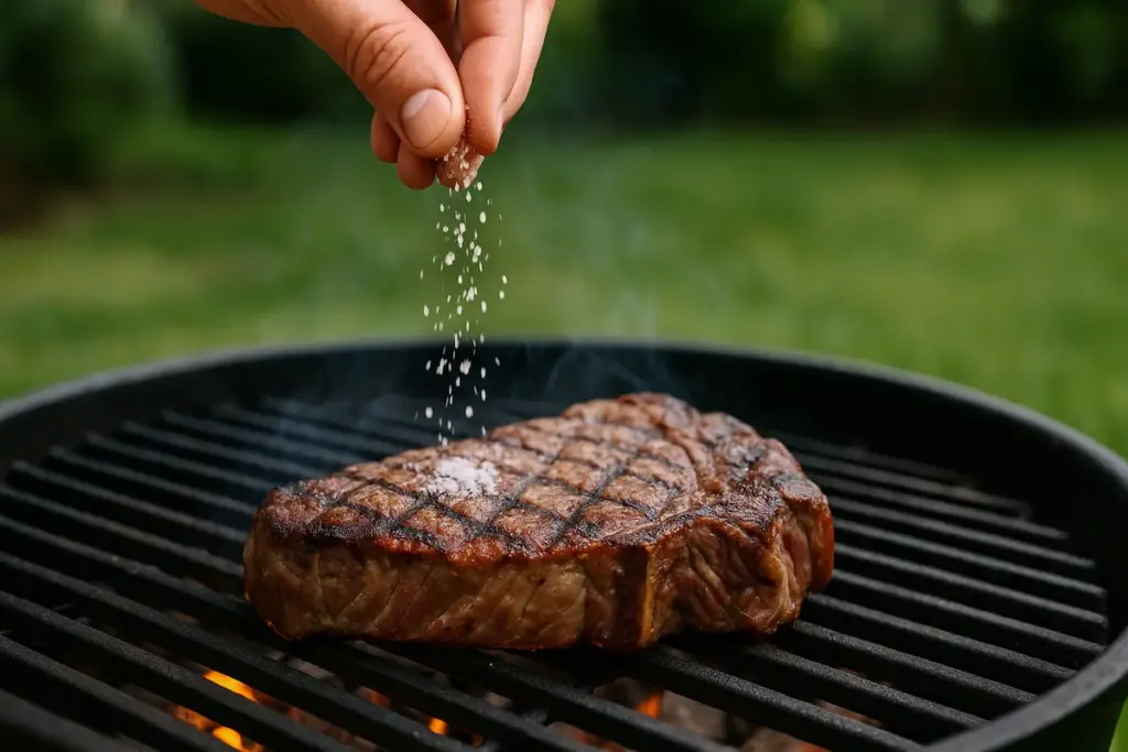 Quando salare la carne alla griglia: l’ordine che evita la perdita di succhi