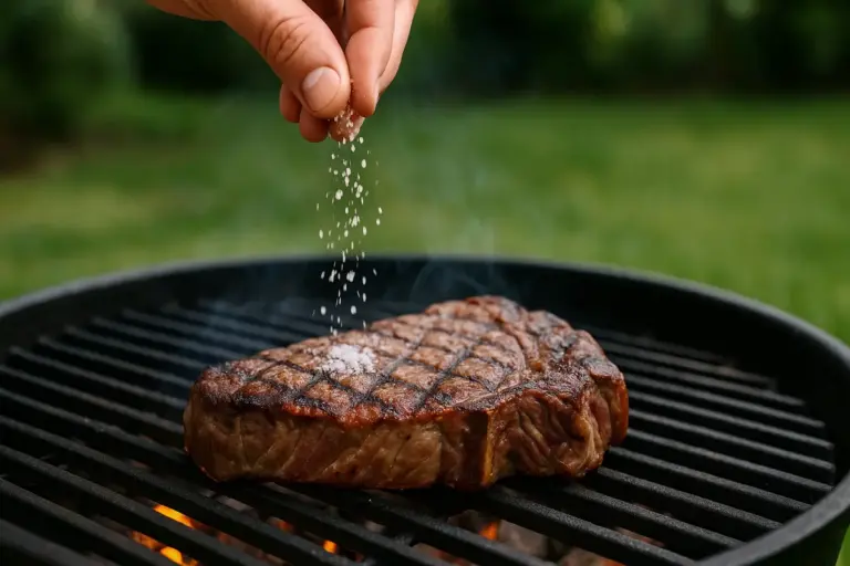 Quando salare la carne alla griglia: l’ordine che evita la perdita di succhi