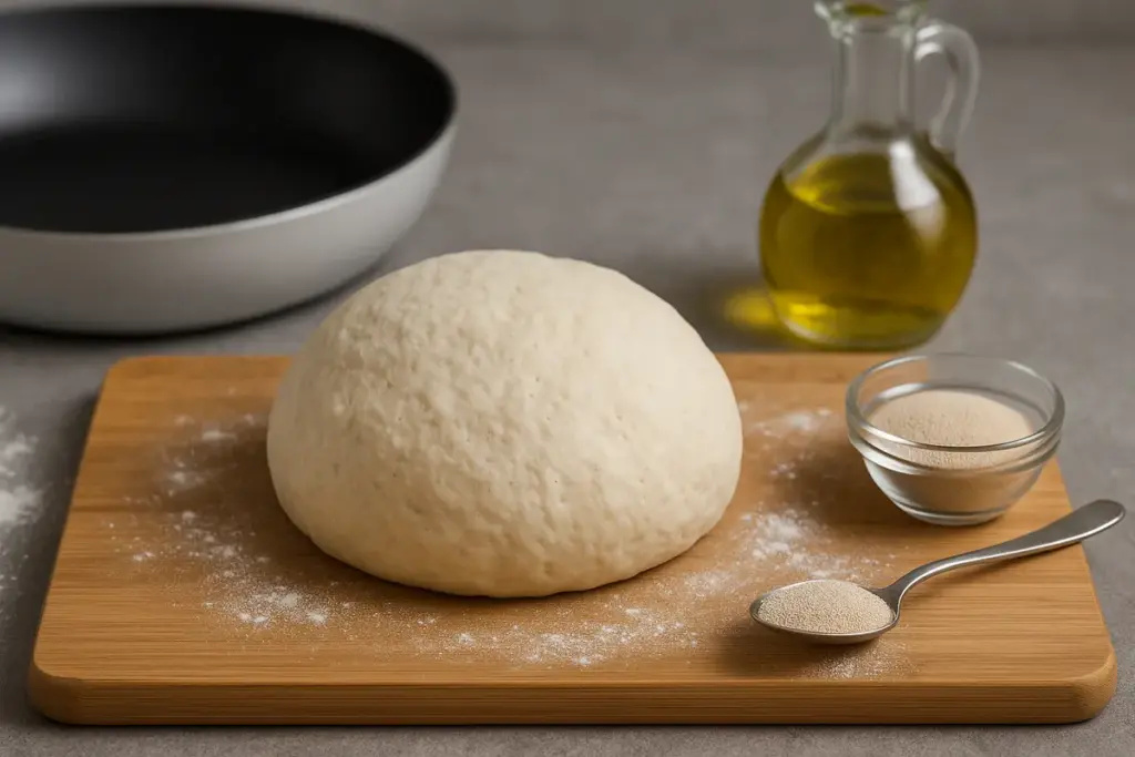 Lievito per pizza in padella: la quantità che evita un impasto che non cresce