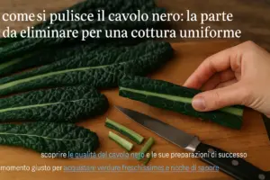 Come si pulisce il cavolo nero: la parte da eliminare per una cottura uniforme