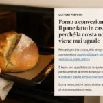 Forno a convezione per il pane fatto in casa: perché la crosta non viene mai uguale
