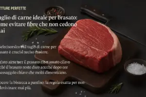 Taglio di carne ideale per il brasato: come evitare fibre che non cedono mai