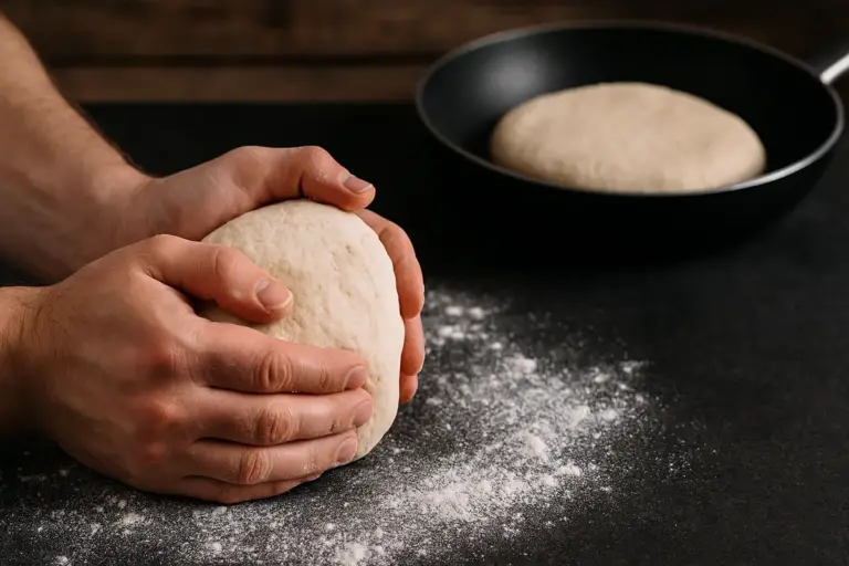 Impasto della pizza troppo duro: il riposo in padella che risolve il problema