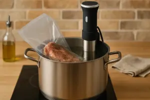 Cuocere la carne sottovuoto in acqua: la pentola giusta per mantenere la temperatura