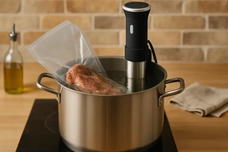 Cuocere la carne sottovuoto in acqua: la pentola giusta per mantenere la temperatura