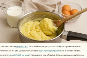 Crema pasticcera che si rapprende troppo: la proporzione latte-uova da correggere subito