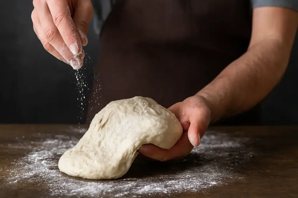 Impasto della pizza troppo appiccicoso: il gesto semplice che lo recupera