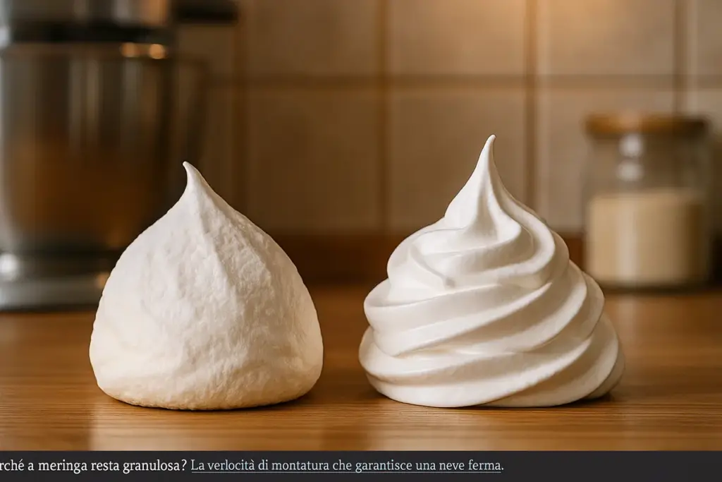 Meringa italiana o francese: quale regge meglio l’umidità della cucina di casa