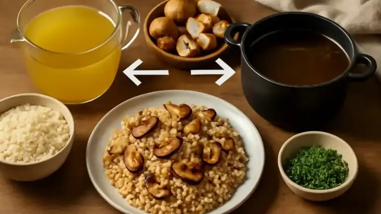Risotto ai funghi che si asciuga troppo: come gestire il brodo negli ultimi minuti