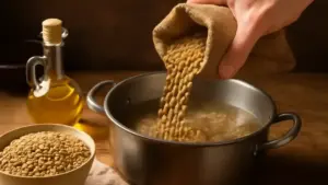 Lenticchie secche che cuociono in modo irregolare: come controllare acqua, pentola e bollore