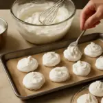 Meringa francese che si attacca alla carta forno: come staccarla senza romperla