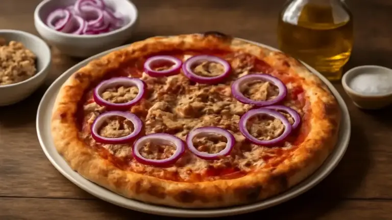 Pizza siciliana con acciughe e cipolle: ricetta facile da preparare a casa