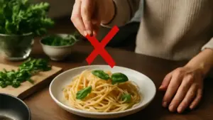 Come far aderire il condimento alla pasta senza lasciare acqua nel piatto