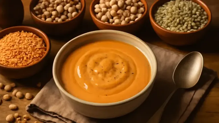 Vellutata di zucca e lenticchie rosse: ricetta facile per un piatto unico