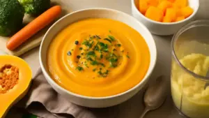 Vellutata di zucca e carote senza panna: come renderla cremosa