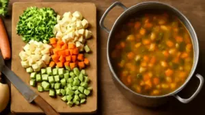 Verdure per il minestrone: come tagliarle e congelarle da crude