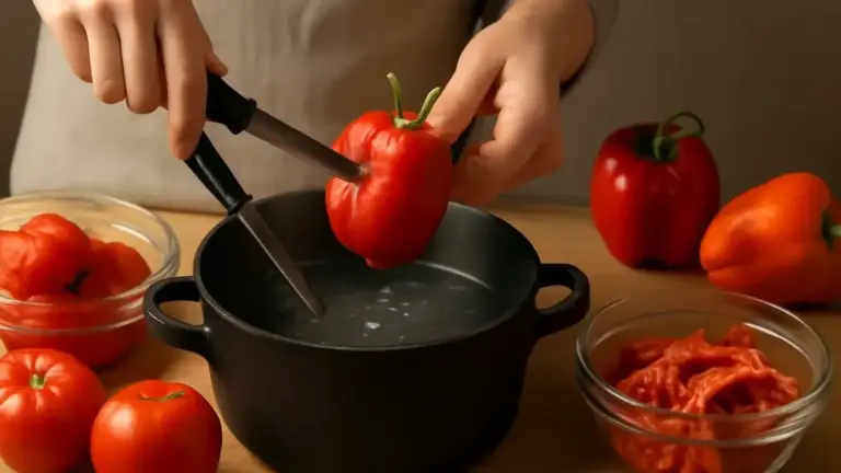 Come sbucciare i pomodori freschi con una breve sbollentatura
