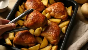 Pollo al limone al forno: ricetta semplice con patate