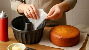Come stendere la carta forno in uno stampo rotondo senza pieghe sul fondo
