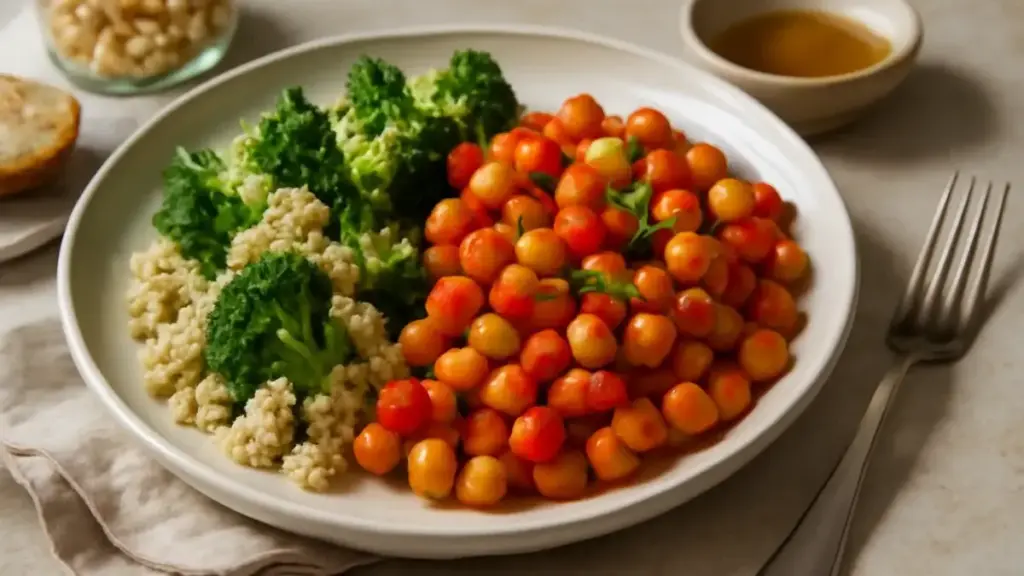 Cous cous con ceci e verdure: ricetta facile da servire anche fredda