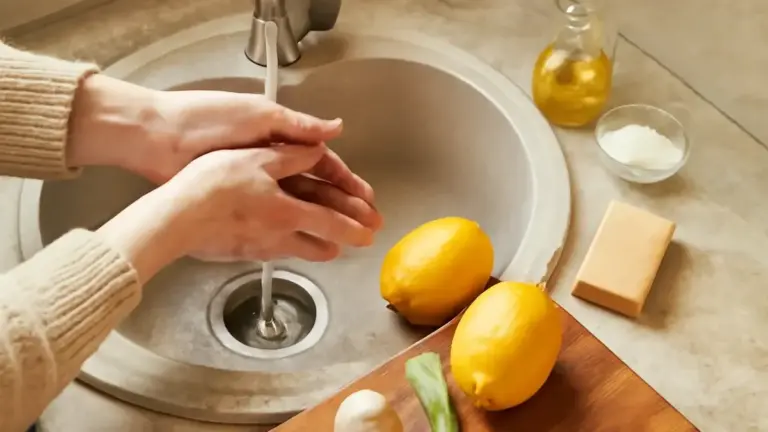 Come togliere l’odore di aglio dalle mani dopo averlo tritato