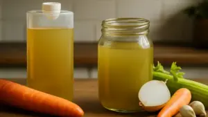 Come sgrassare il brodo raffreddato prima di usarlo in cucina