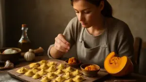 Pasta con zucca e speck: ricetta facile con un condimento cremoso