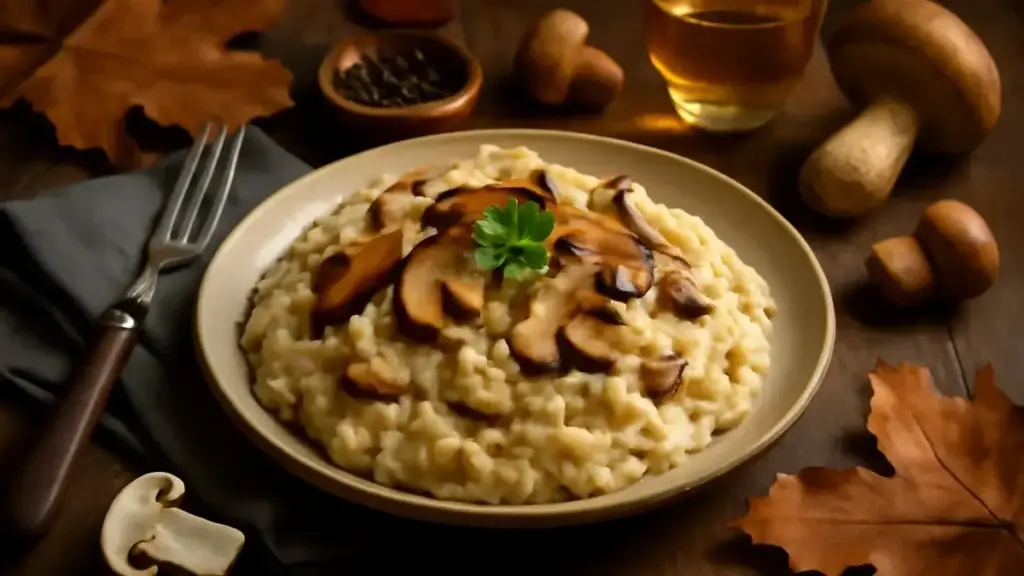 Risotto ai funghi champignon: ricetta semplice senza dado pronto