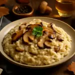 Risotto ai funghi champignon: ricetta semplice senza dado pronto