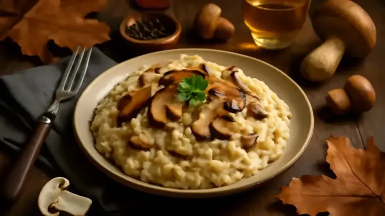 Risotto ai funghi champignon: ricetta semplice senza dado pronto