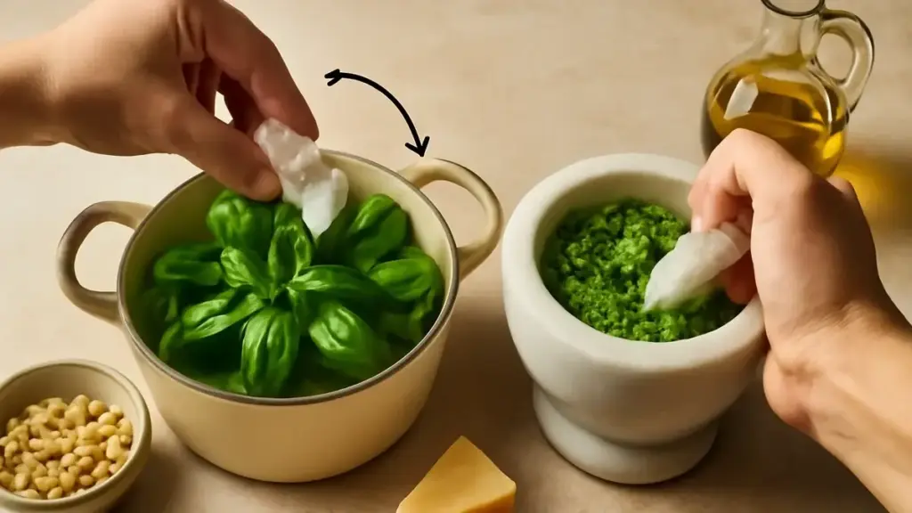 Pesto fatto in casa: come congelarlo in piccole porzioni