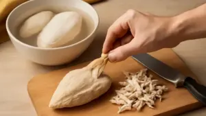 Petto di pollo a straccetti: come rosolarlo senza farlo diventare asciutto