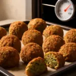 Polpette di ricotta e piselli al forno: ricetta facile senza frittura